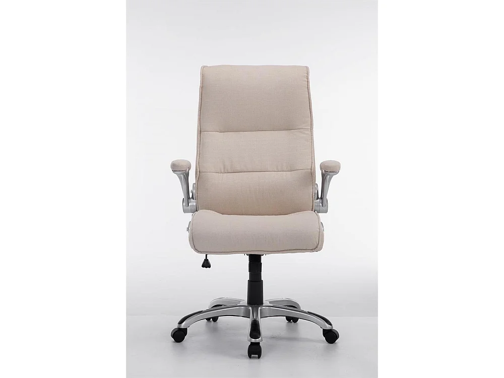 Chaise de bureau - Tissu & Plastique - Crème - BIG Villach