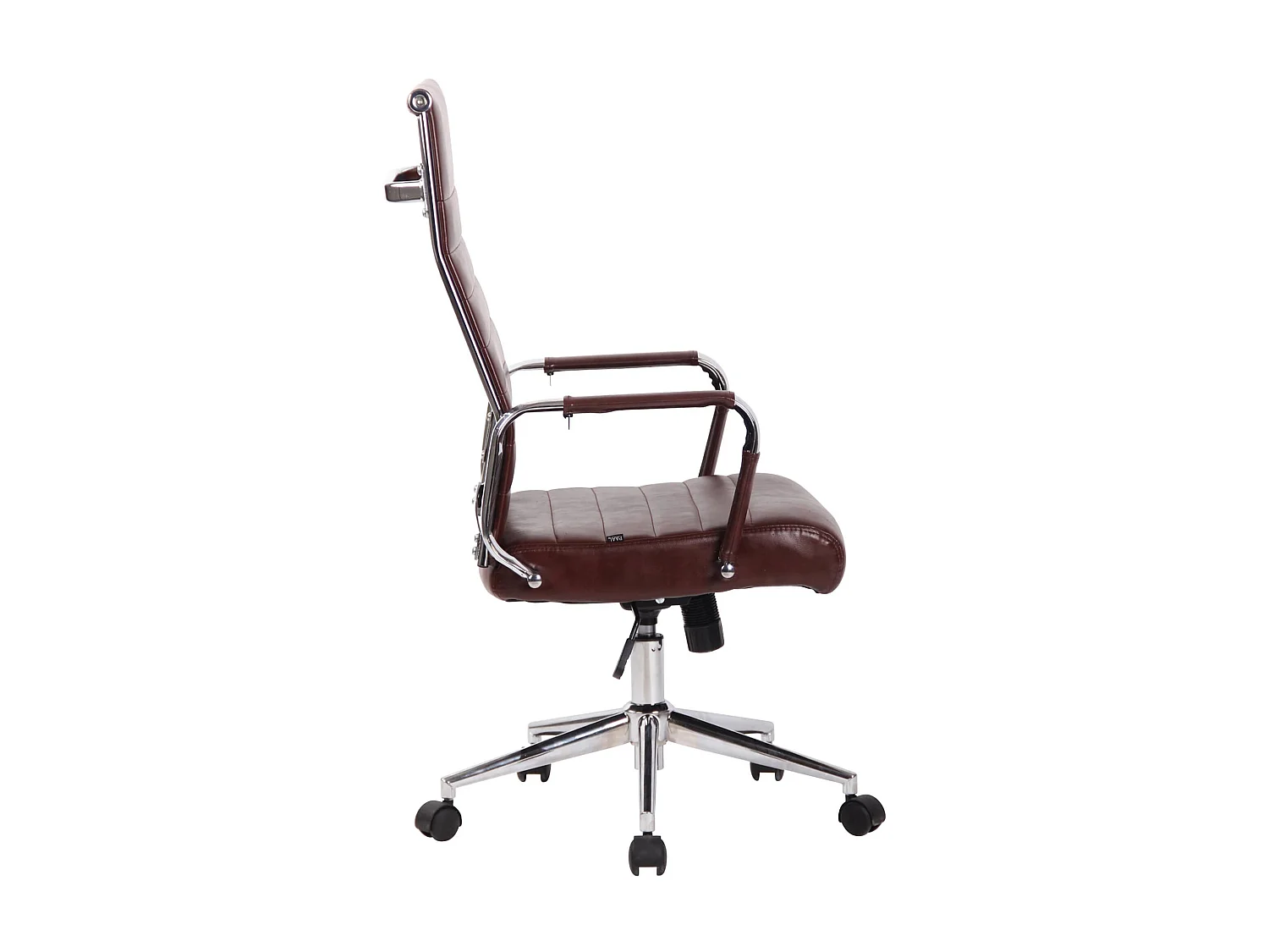 Bureaustoel - Kunstleer - bordeauxrood - Kolumbus