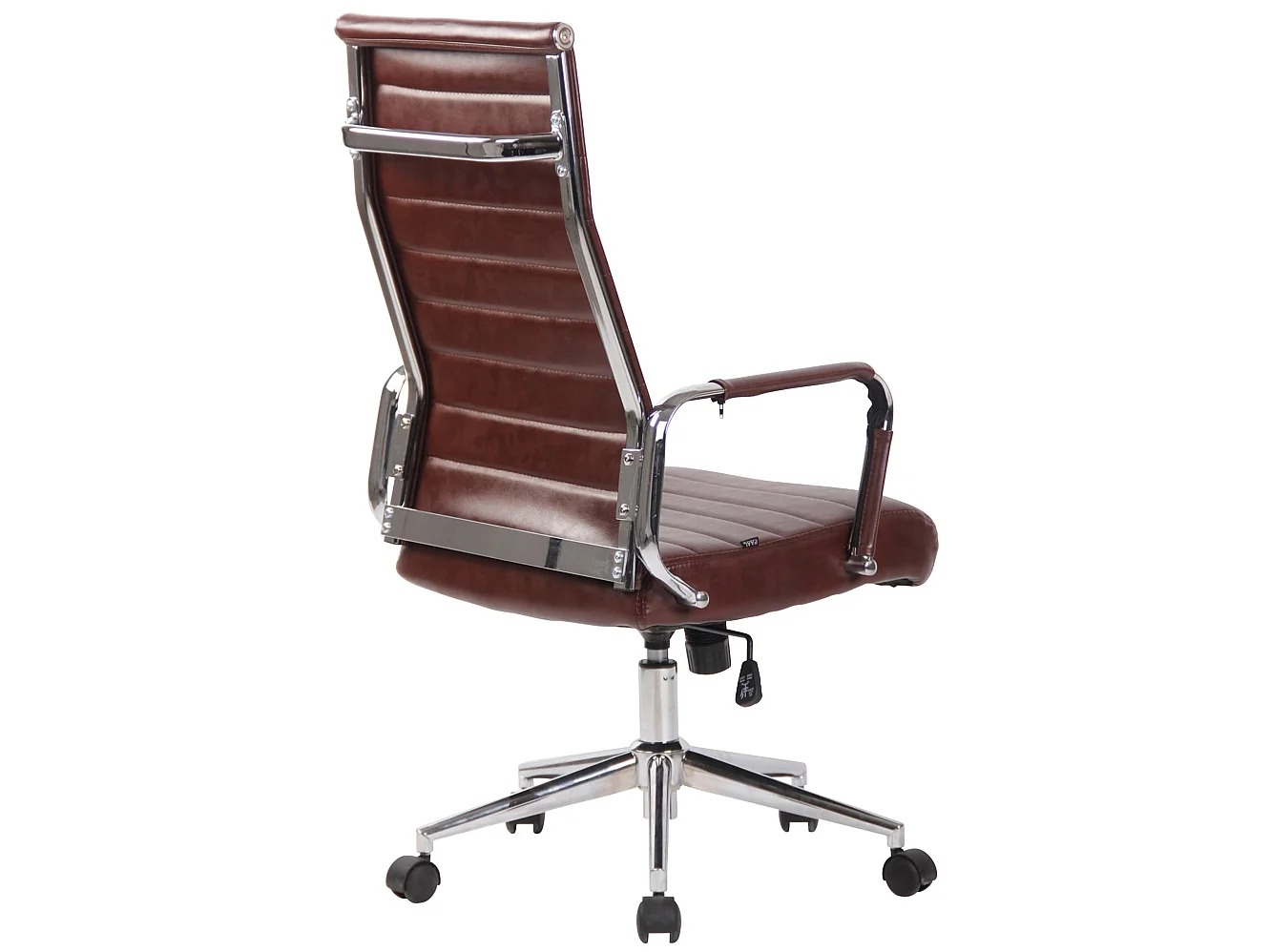 Bureaustoel - Kunstleer - bordeauxrood - Kolumbus