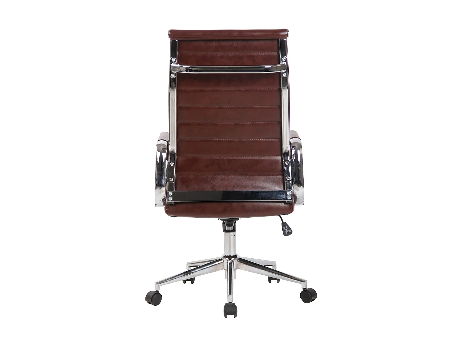 Bureaustoel - Kunstleer - bordeauxrood - Kolumbus