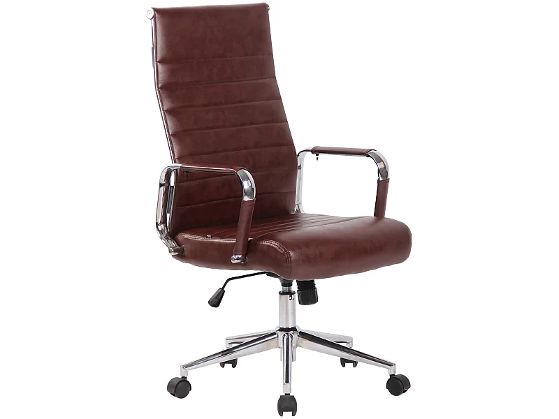 Chaise de bureau - Similicuir - Bordeaux - Kolumbus