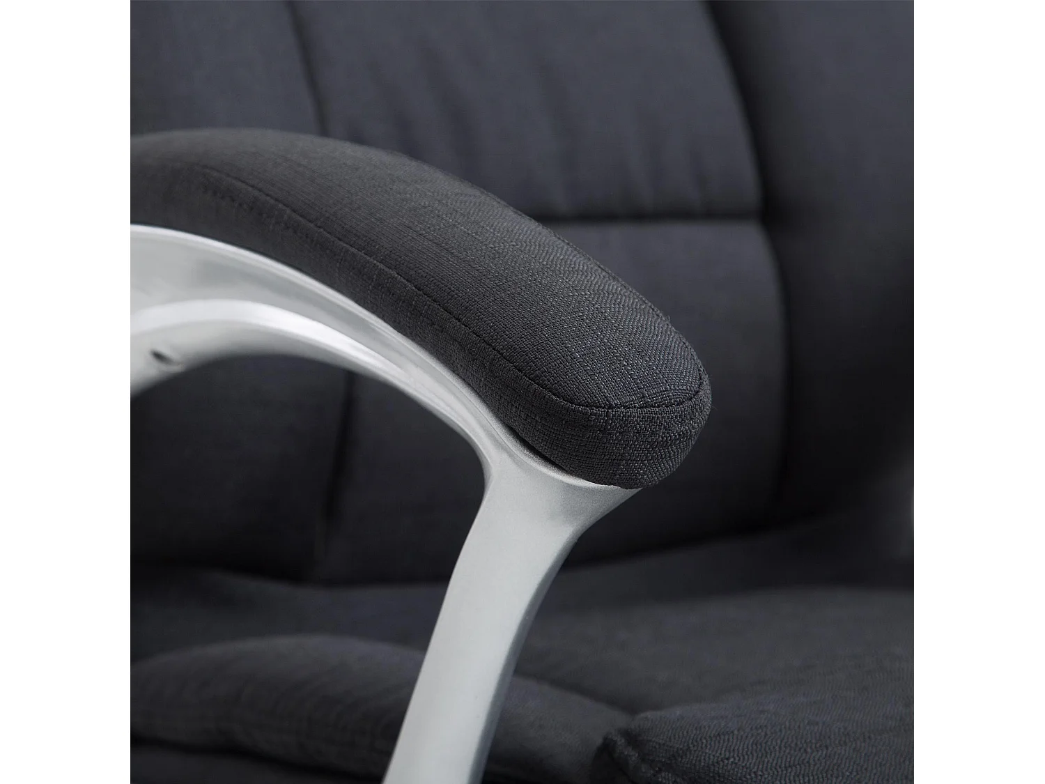 Bürosessel - Stoff & Kunststoff - schwarz - Texas V2