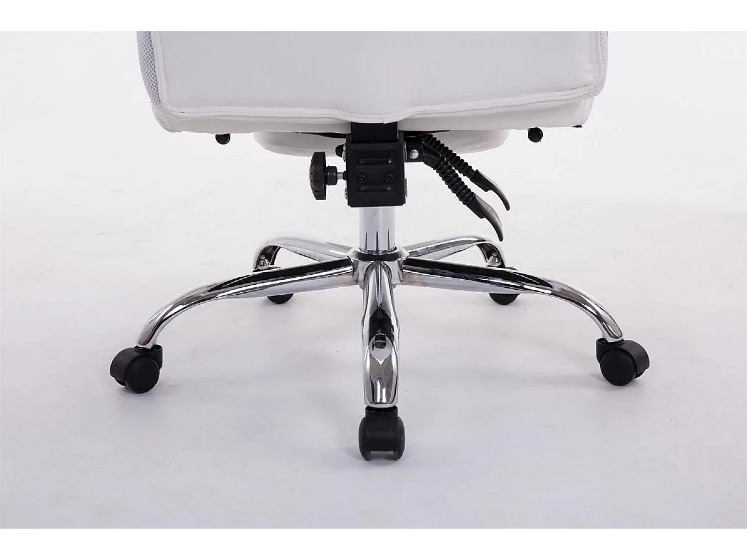 Chaise de bureau - Similicuir - Blanc - XL Troy