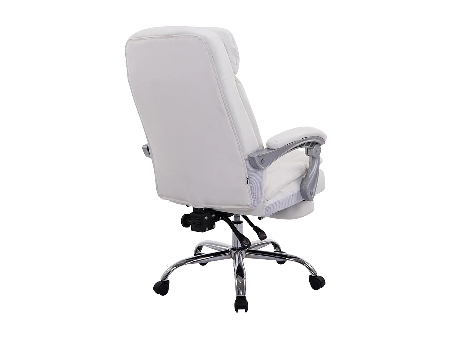 Chaise de bureau - Similicuir - Blanc - XL Troy