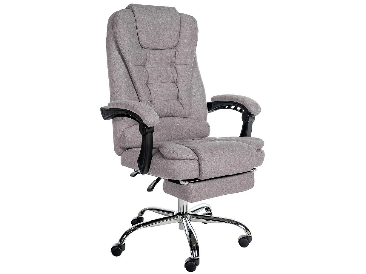 Chaise de bureau - Tissu - Gris - Oxygen