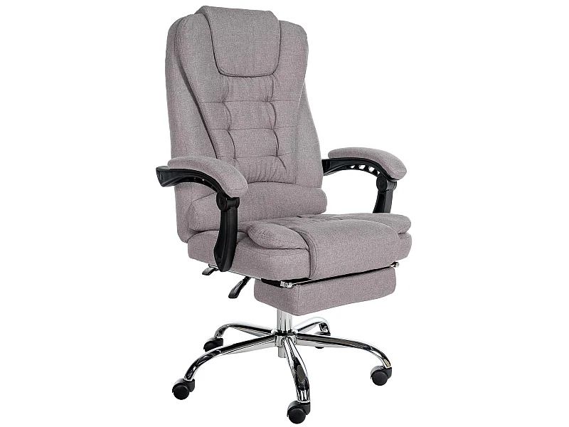 Chaise de bureau - Tissu - Gris - Oxygen