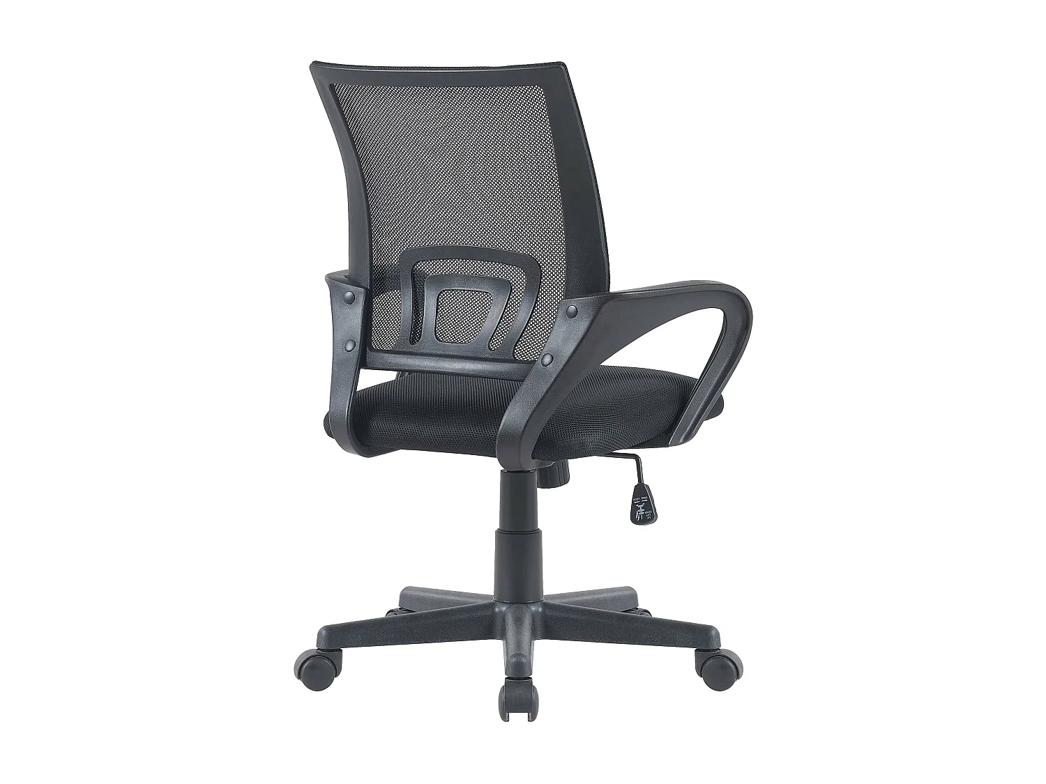 Chaise de bureau - Similicuir - Noir - Genius