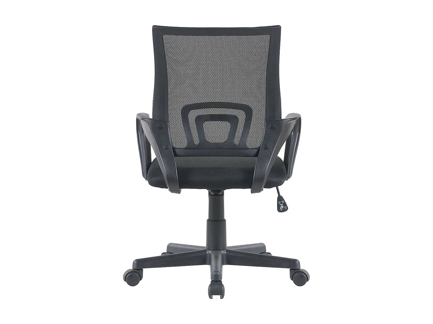 Chaise de bureau - Similicuir - Noir - Genius