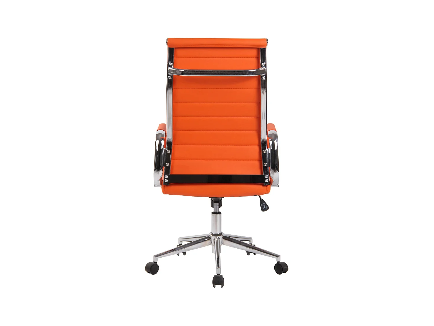 Bürostuhl - Kunstleder - orange - Kolumbus