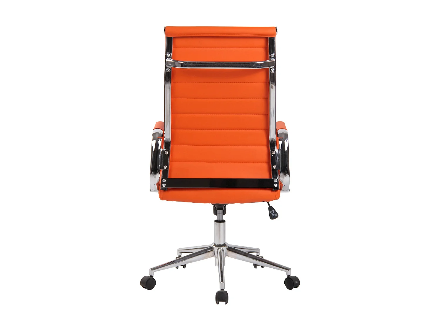 Chaise de bureau - Similicuir - Orange - Kolumbus