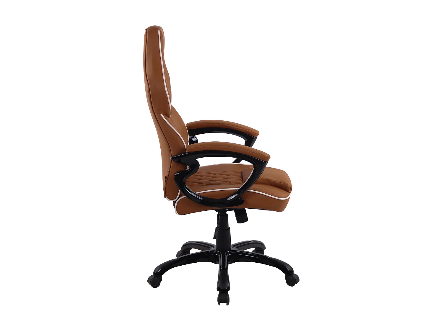 Bürosessel - Kunstleder & Kunststoff - hellbraun - BIG XXX