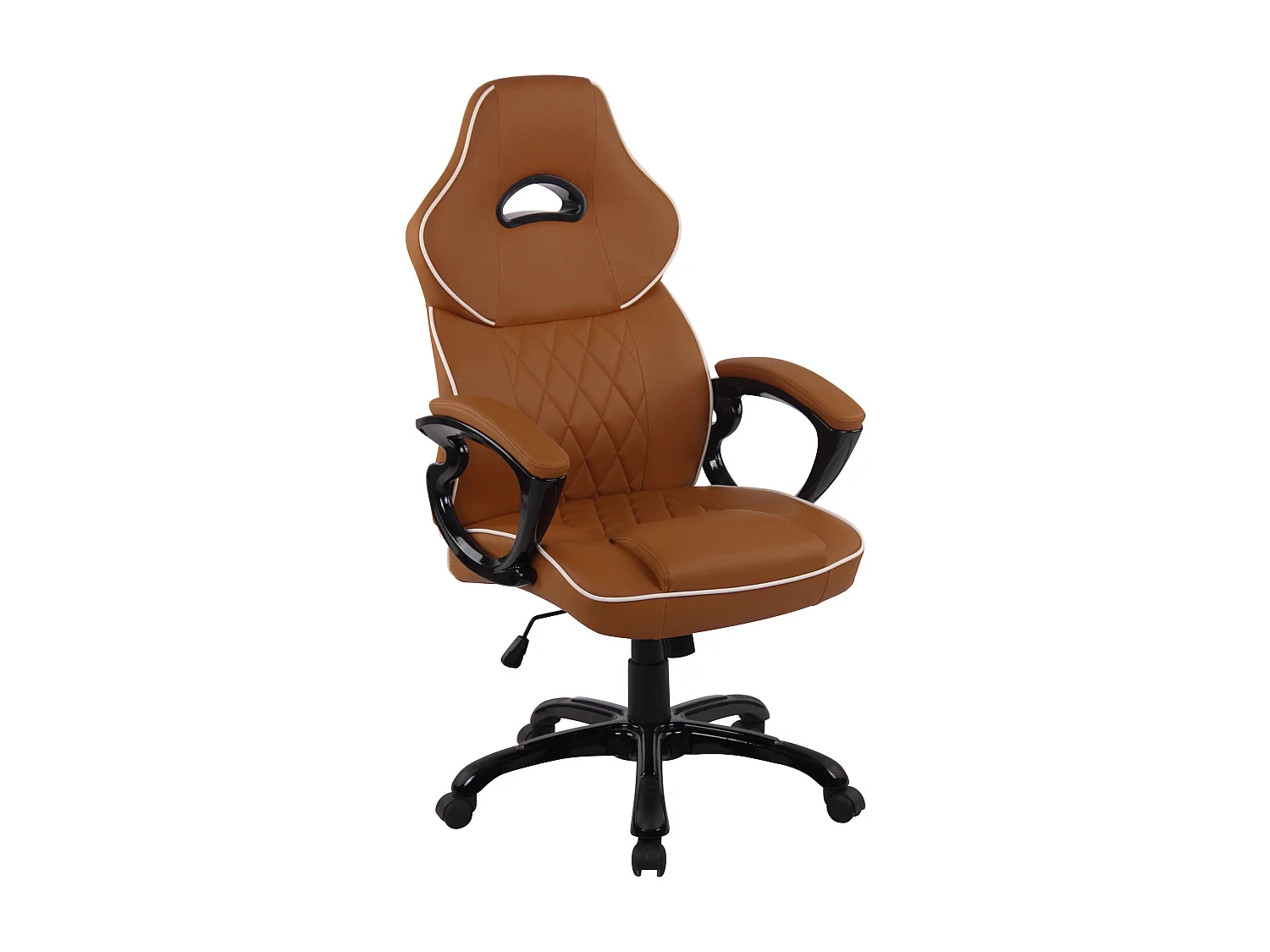 Sedia da ufficio - Finta pelle & Plastica - marrone chiaro - BIG XXX