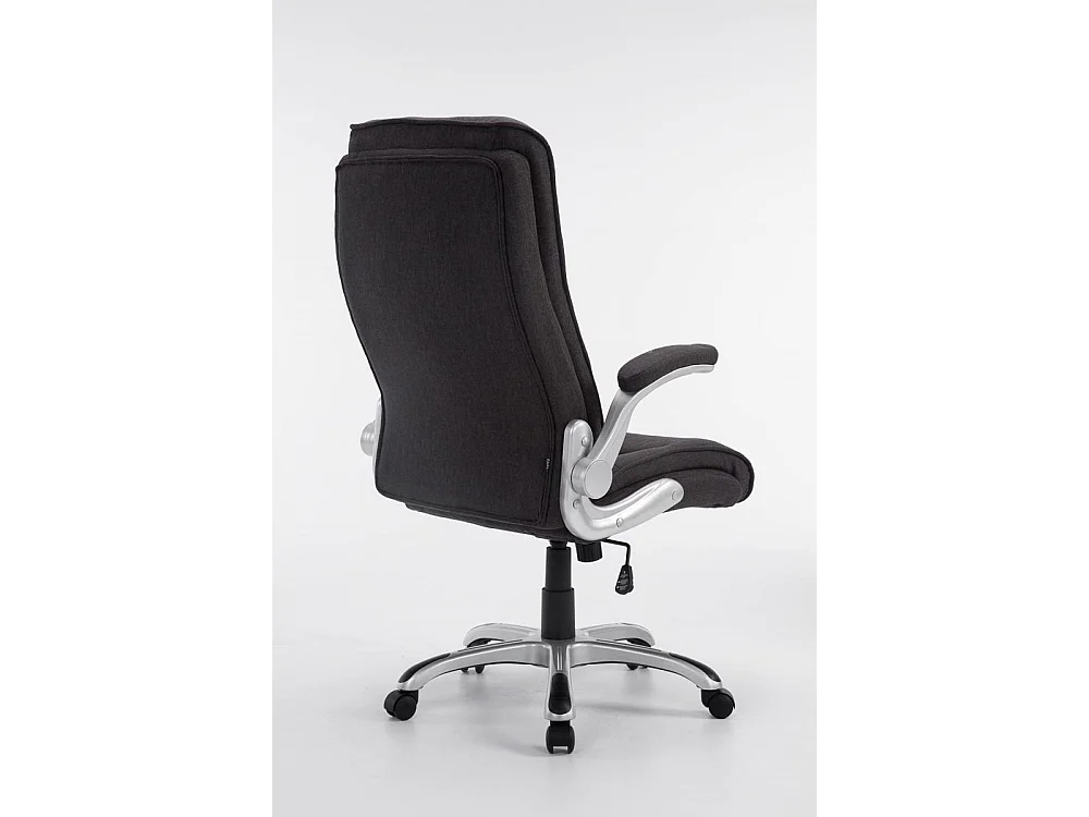 Chaise de bureau - Tissu & Plastique - Gris foncé - BIG Villach