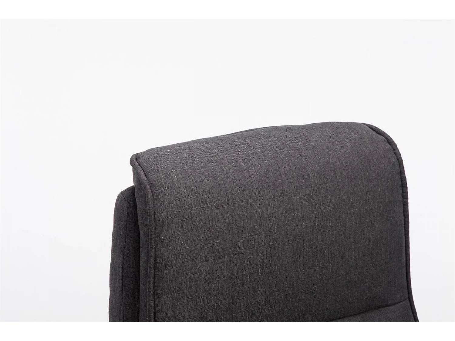 Chaise de bureau - Tissu & Plastique - Gris foncé - BIG Villach