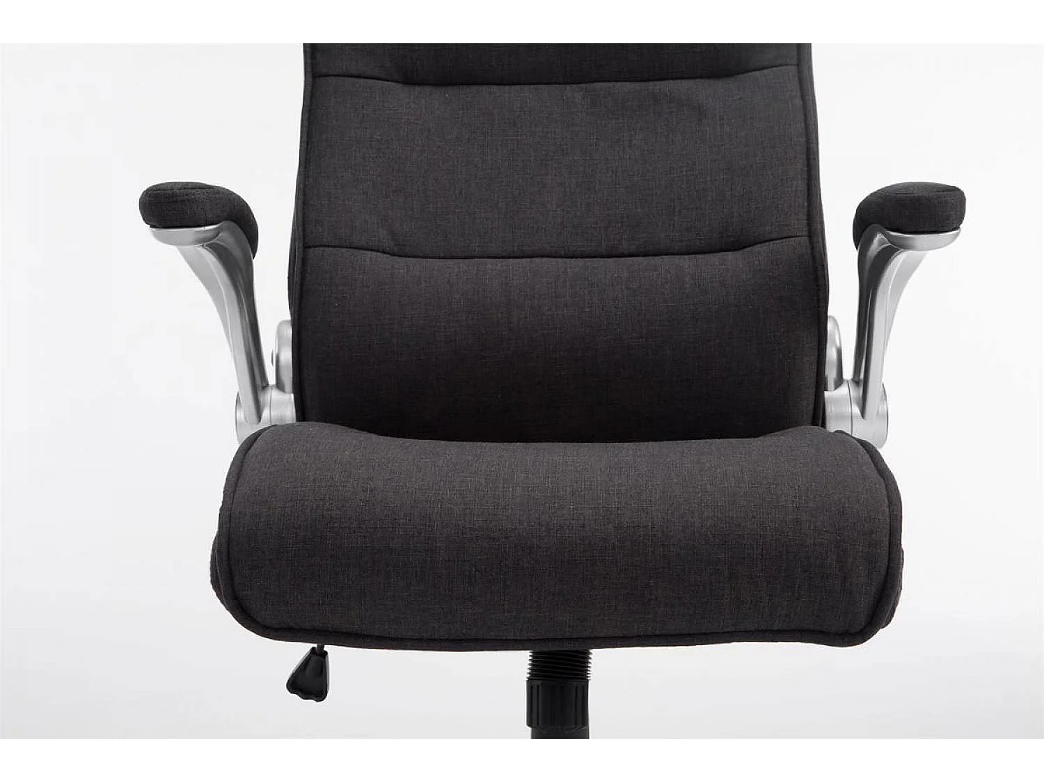 Chaise de bureau - Tissu & Plastique - Gris foncé - BIG Villach