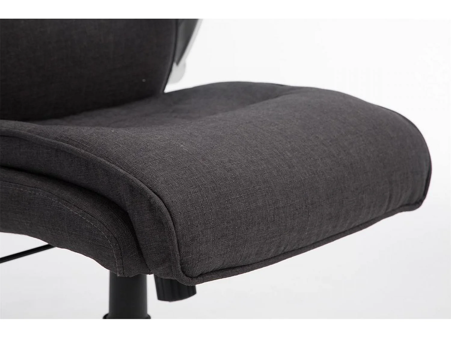 Chaise de bureau - Tissu & Plastique - Gris foncé - BIG Villach