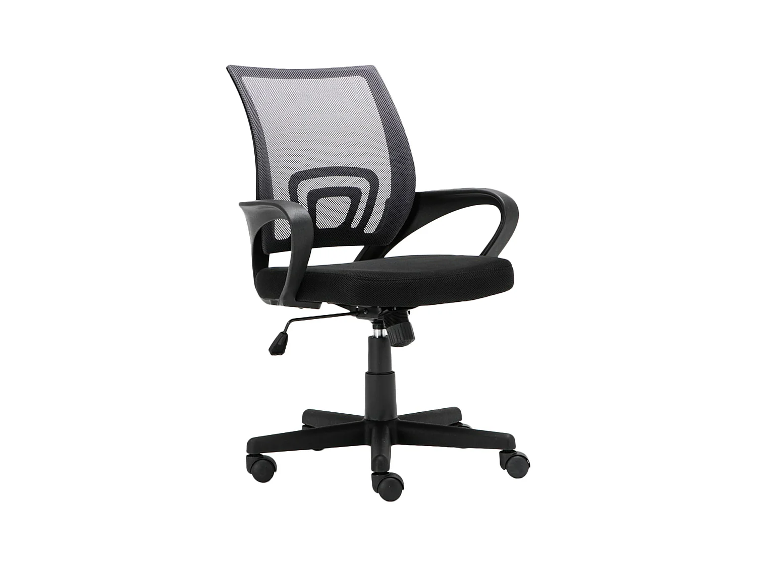 Chaise de bureau - Similicuir - Gris - Genius
