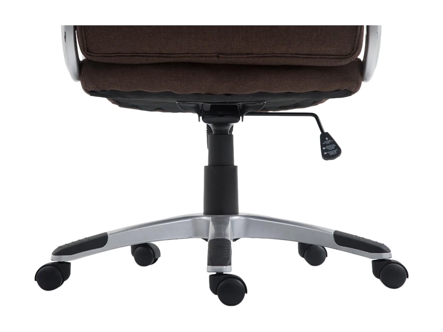 Chaise de bureau - Tissu & Plastique - Marron - Texas V2