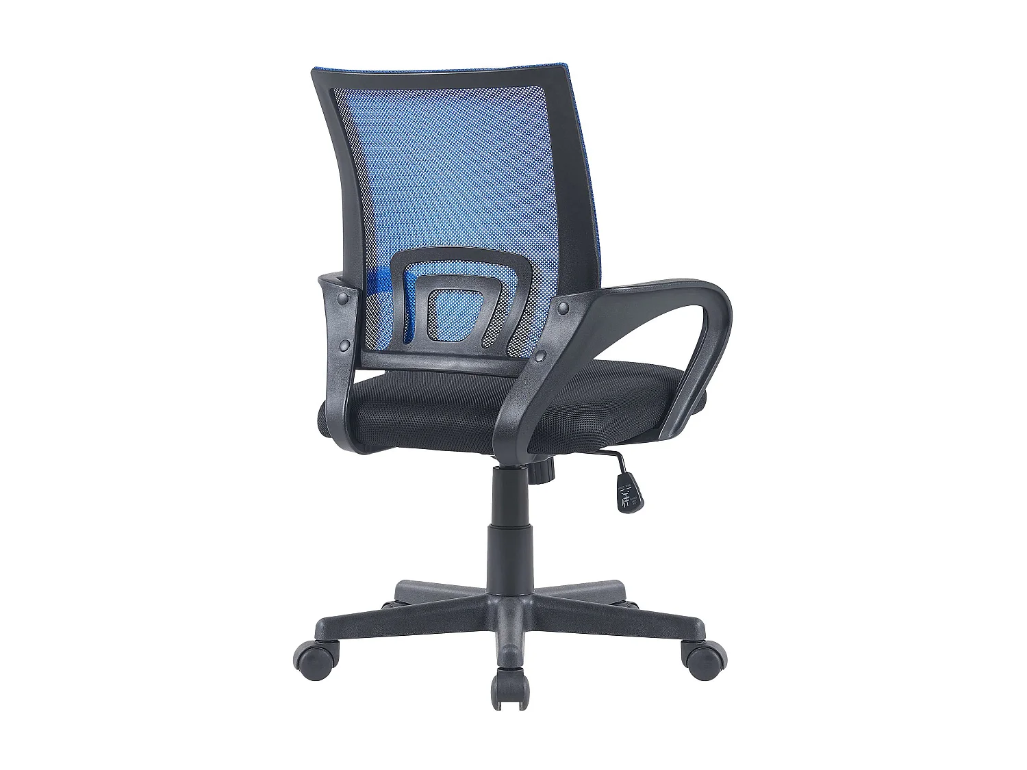 Bureaustoel - Kunstleer - blauw - Genius