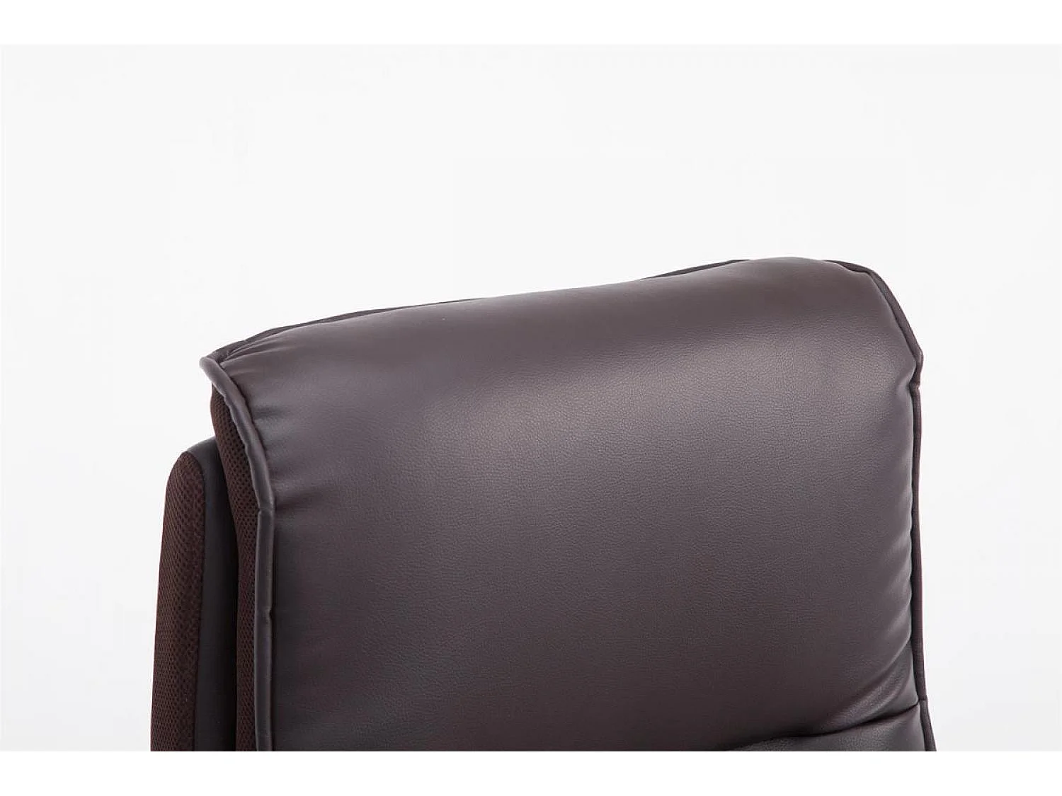 Chaise de bureau - Similicuir & Plastique - Marron - BIG Villach