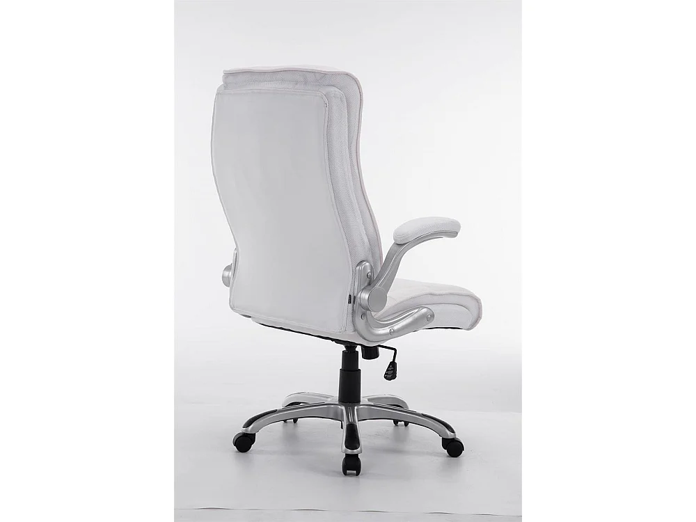 Chaise de bureau - Similicuir & Plastique - Blanc - BIG Villach