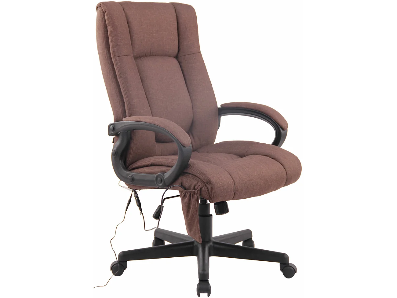 Chaise de bureau - Tissu & Plastique - Marron - XL Sparta XM