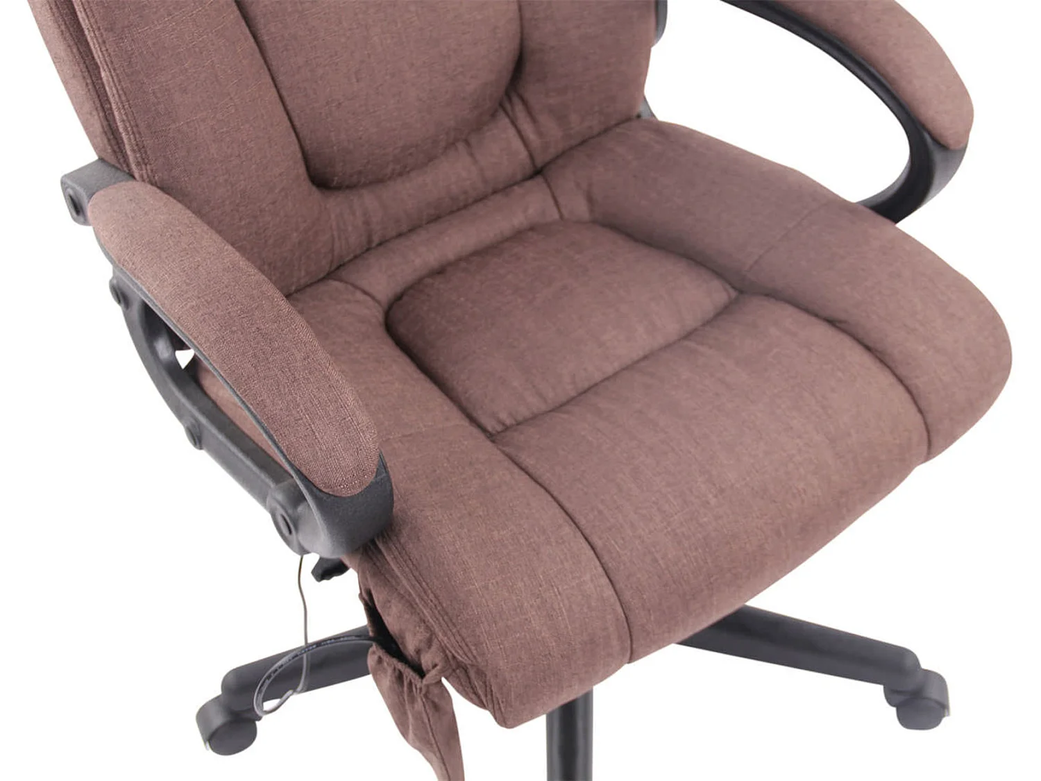 Chaise de bureau - Tissu & Plastique - Marron - XL Sparta XM