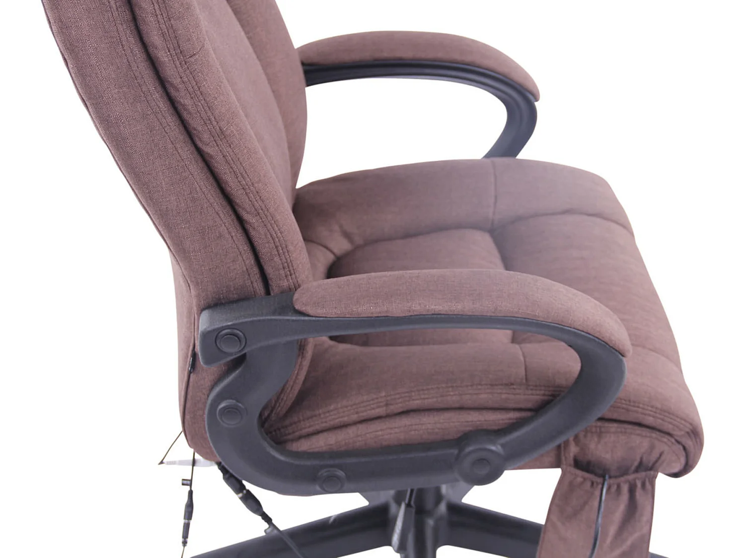 Chaise de bureau - Tissu & Plastique - Marron - XL Sparta XM