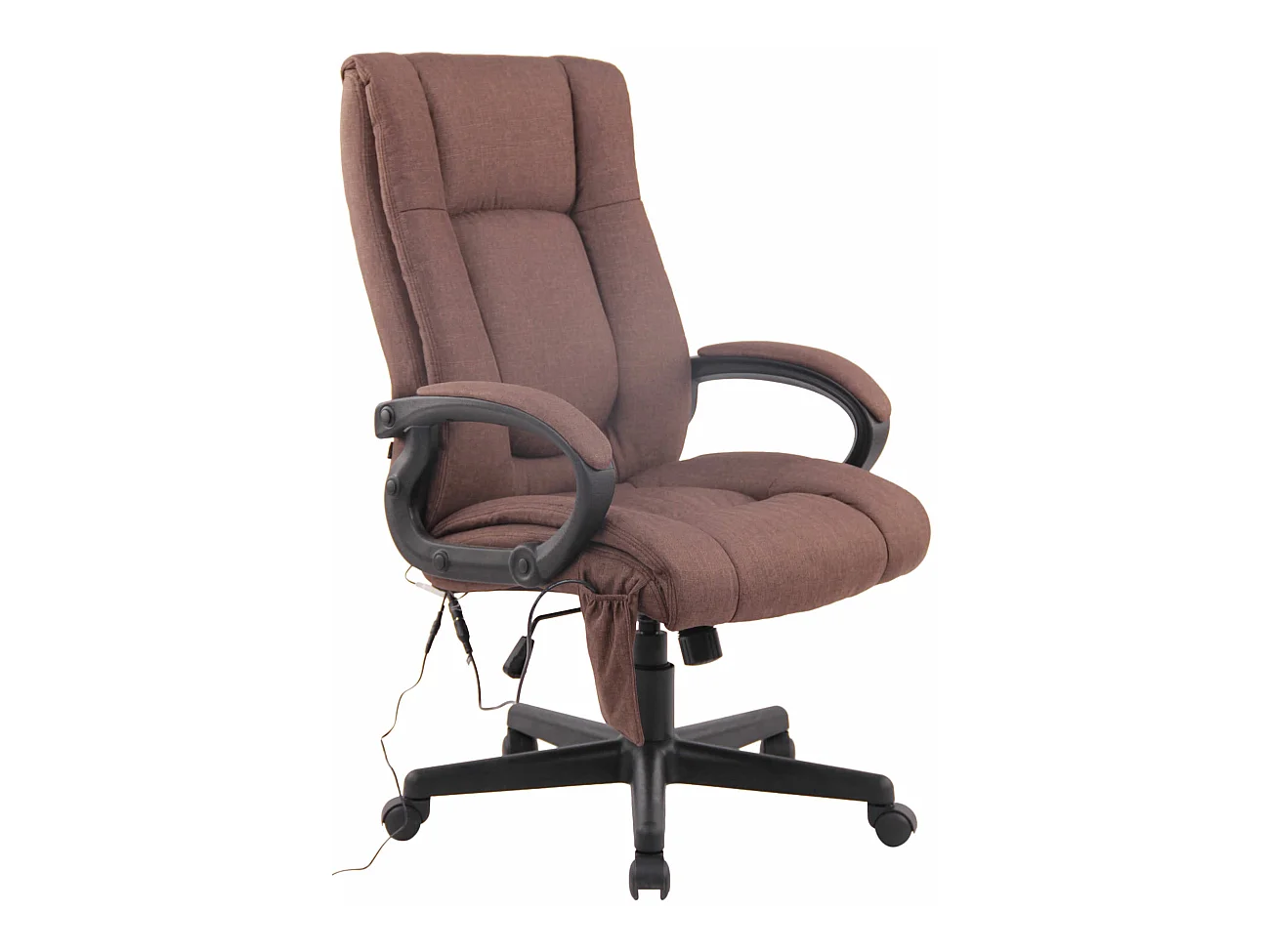 Chaise de bureau - Tissu & Plastique - Marron - XL Sparta XM