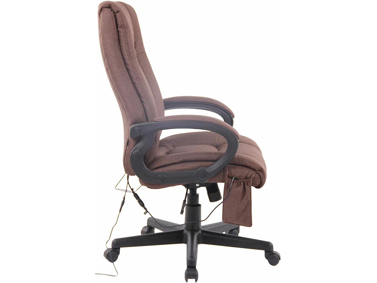 Chaise de bureau - Tissu & Plastique - Marron - XL Sparta XM