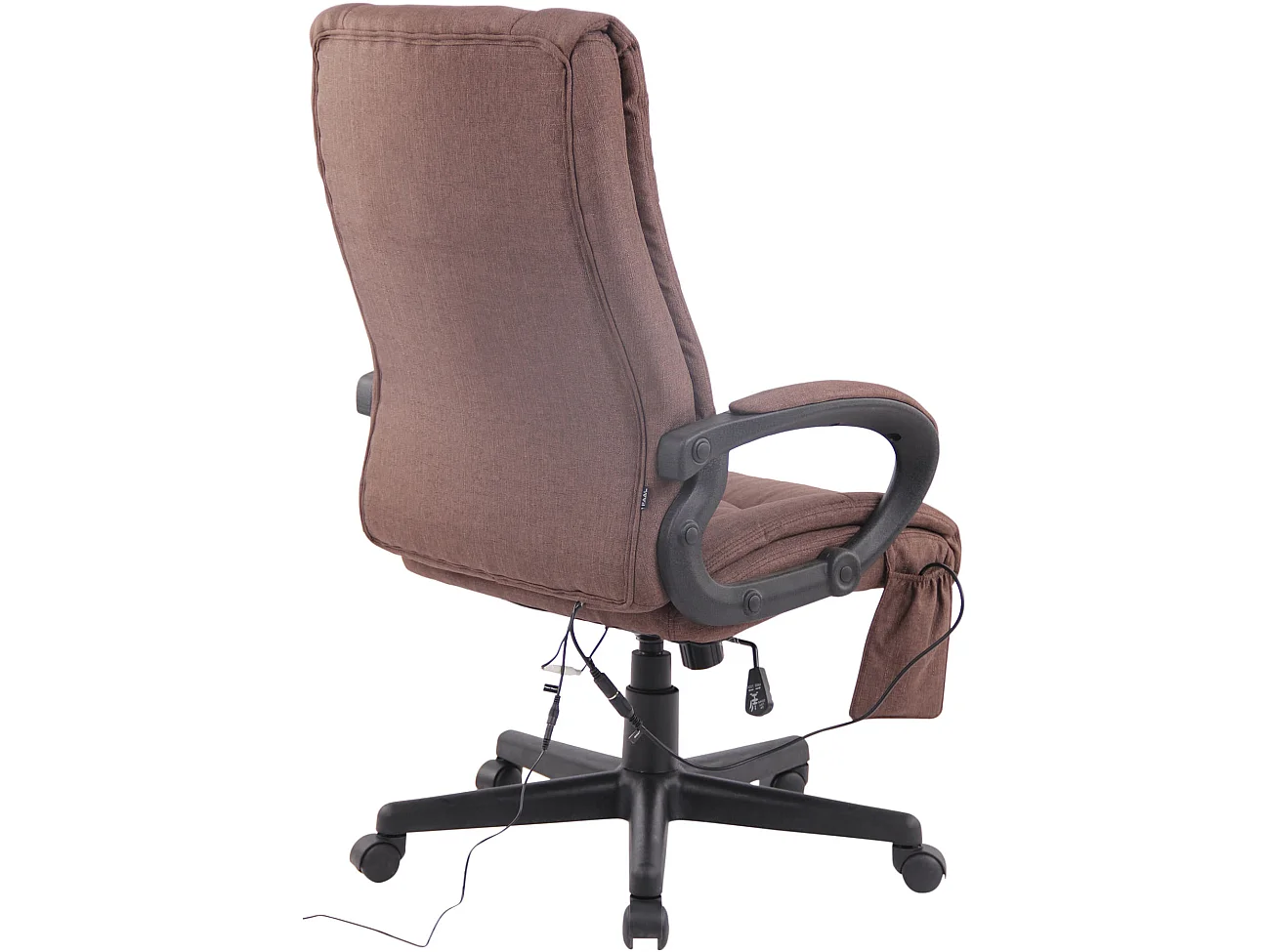 Chaise de bureau - Tissu & Plastique - Marron - XL Sparta XM