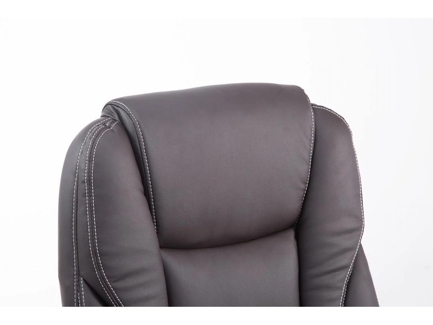 Bureaustoel - Kunstleer & Metaal in chroomoptiek - bruin - Pacific