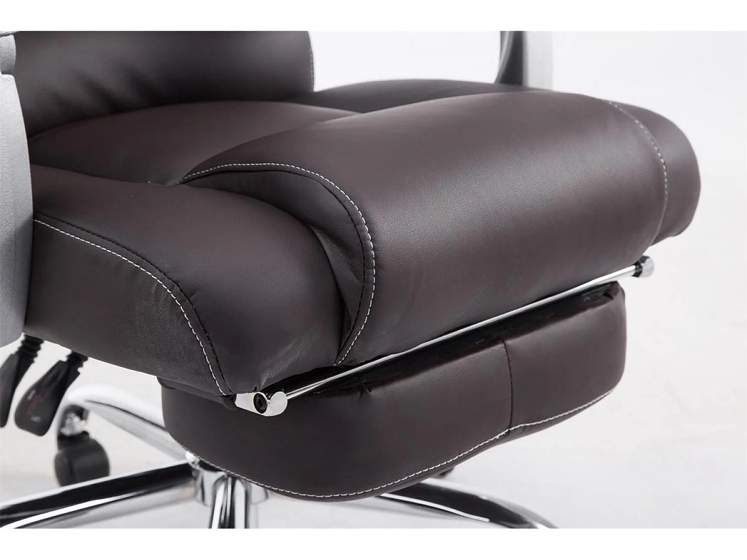 Chaise de bureau - Similicuir - Marron - Pacific