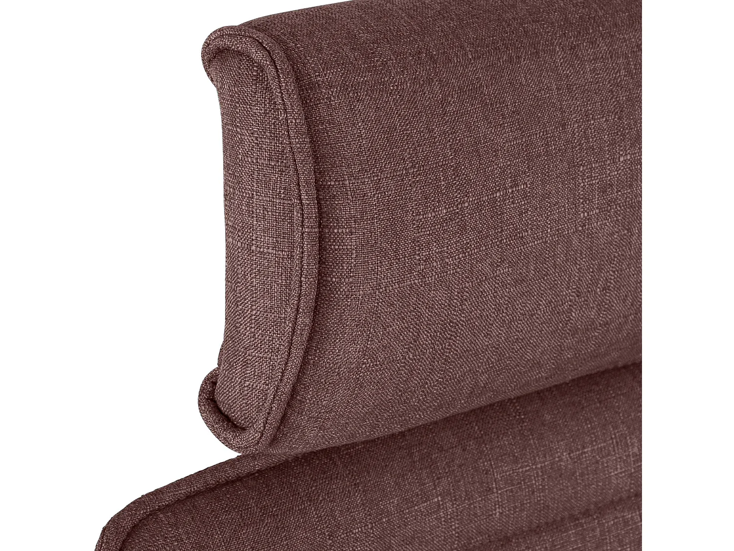 Chaise de bureau - Tissu - Marron - Rako