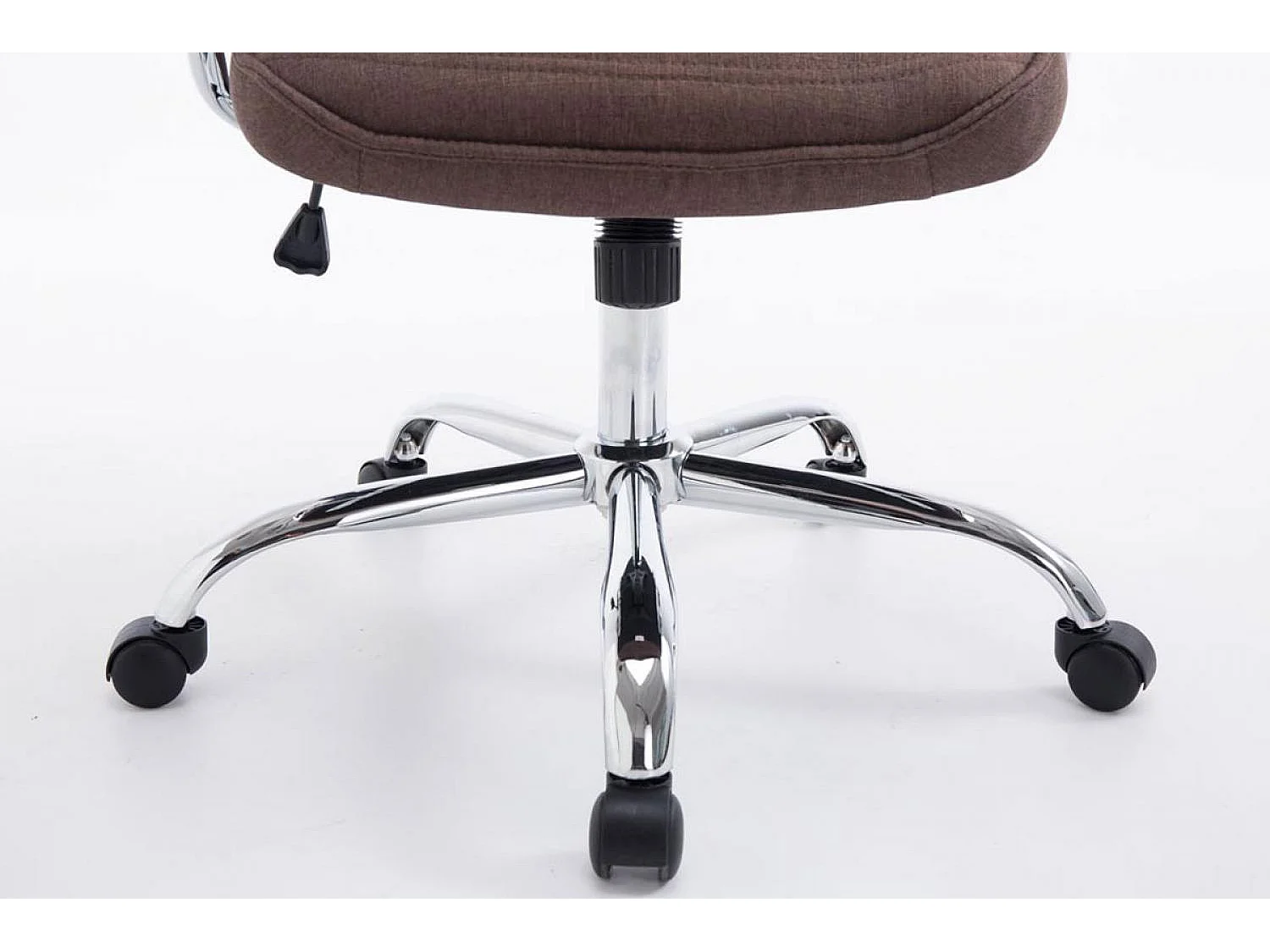 Chaise de bureau - Tissu - Marron - Rako