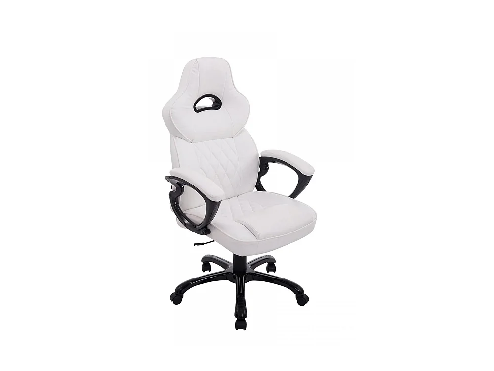 Chaise de bureau - Similicuir & Plastique - Blanc - BIG XXX