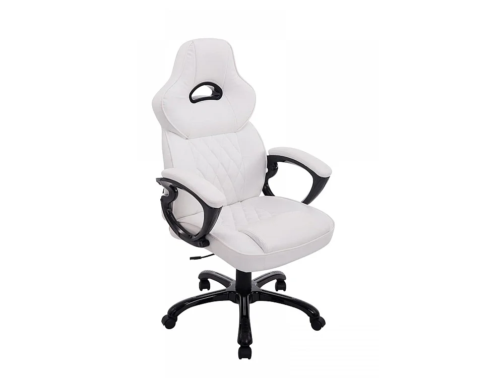 Chaise de bureau - Similicuir & Plastique - Blanc - BIG XXX