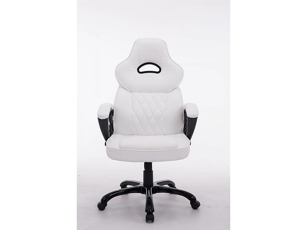 Chaise de bureau - Similicuir & Plastique - Blanc - BIG XXX