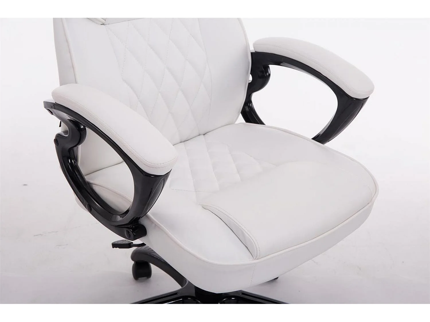 Chaise de bureau - Similicuir & Plastique - Blanc - BIG XXX