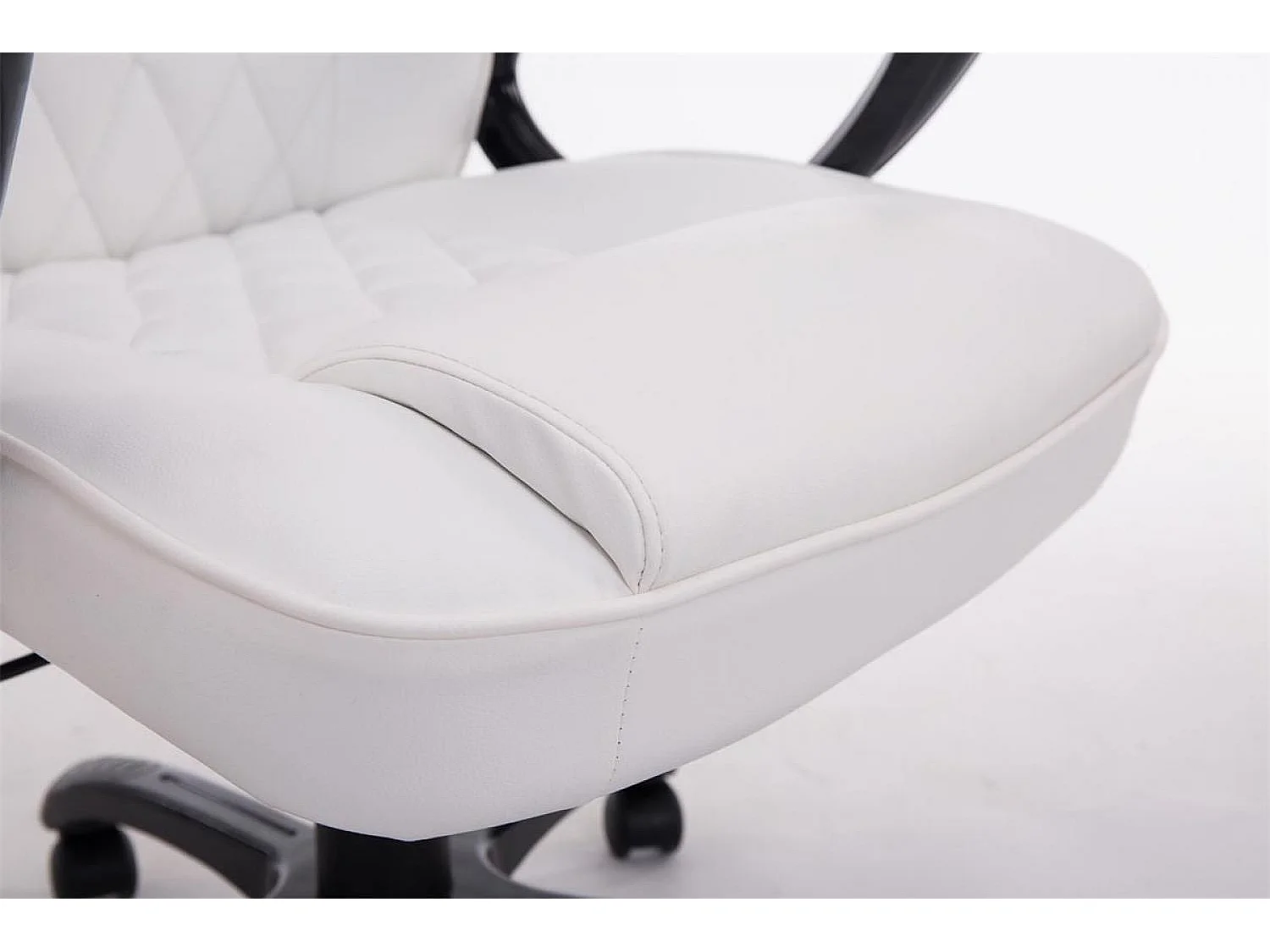 Chaise de bureau - Similicuir & Plastique - Blanc - BIG XXX
