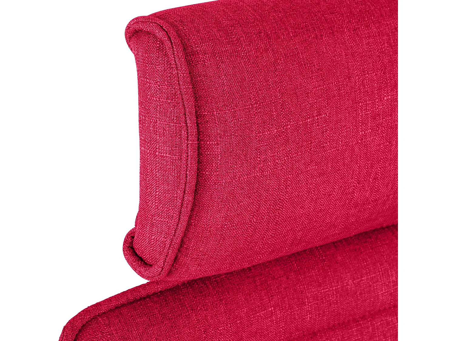 Chaise de bureau - Tissu - Rouge - Rako