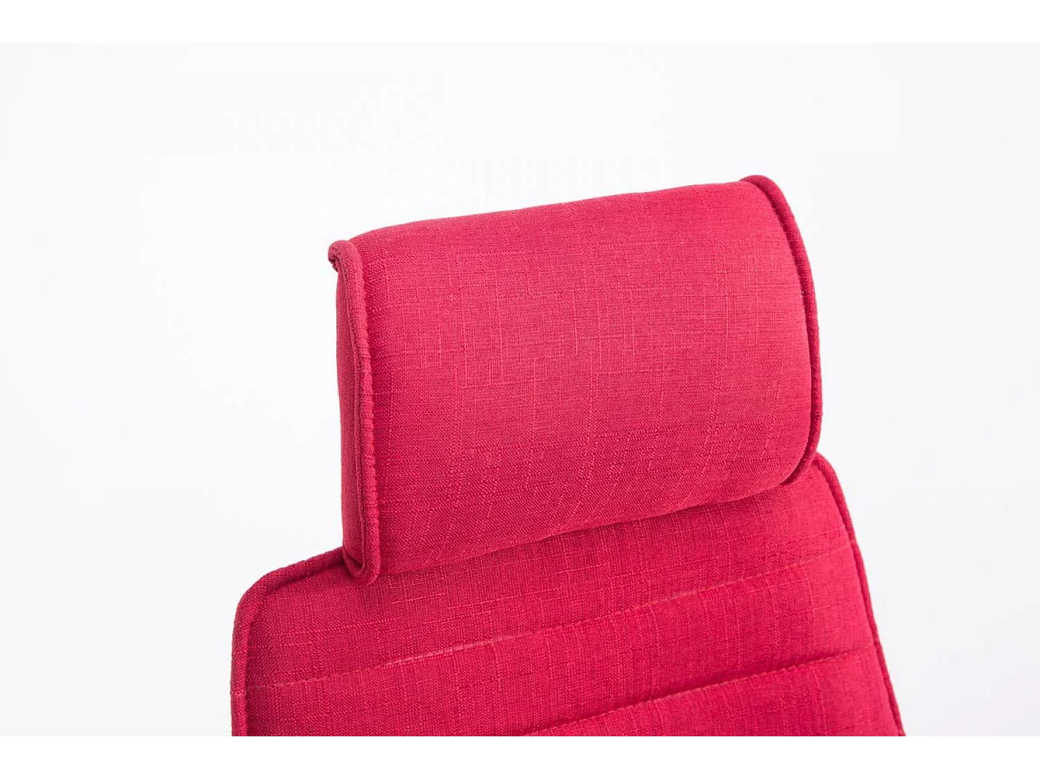 Chaise de bureau - Tissu - Rouge - Rako