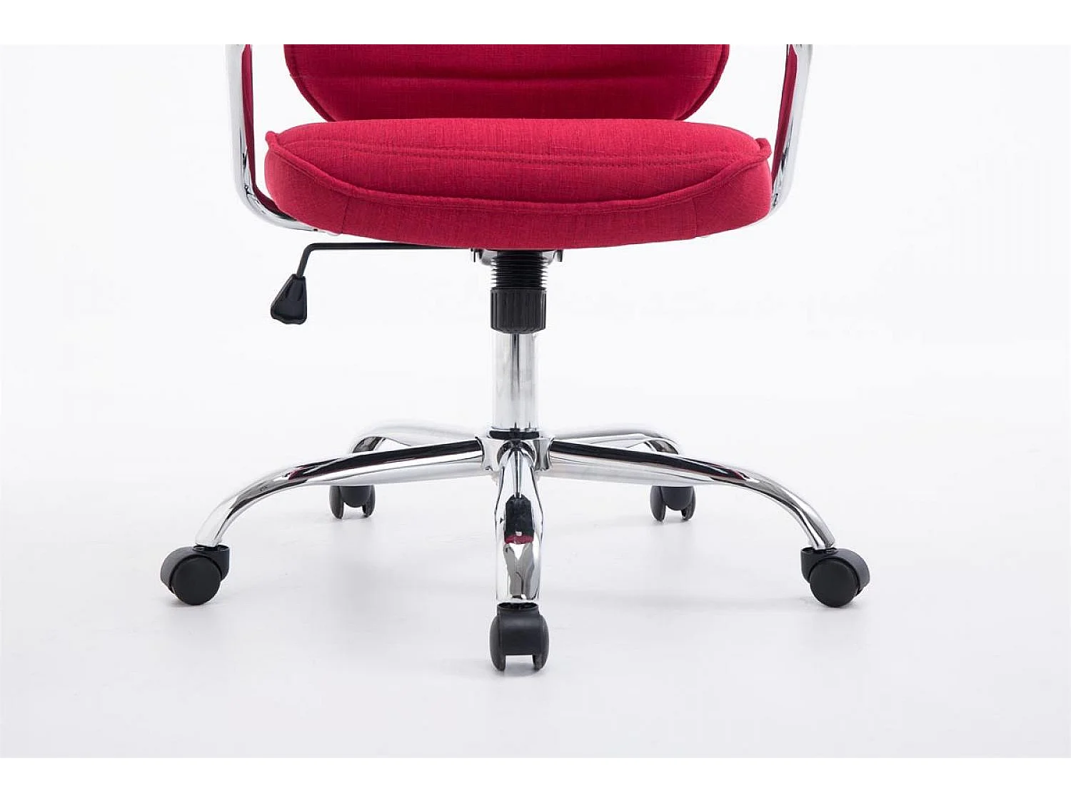 Chaise de bureau - Tissu - Rouge - Rako