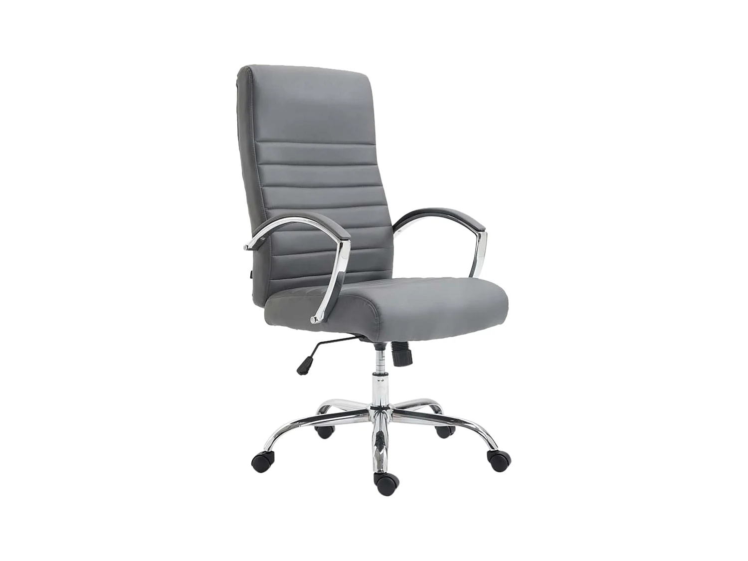 Chaise de bureau - Similicuir & Nature - Gris - Valais