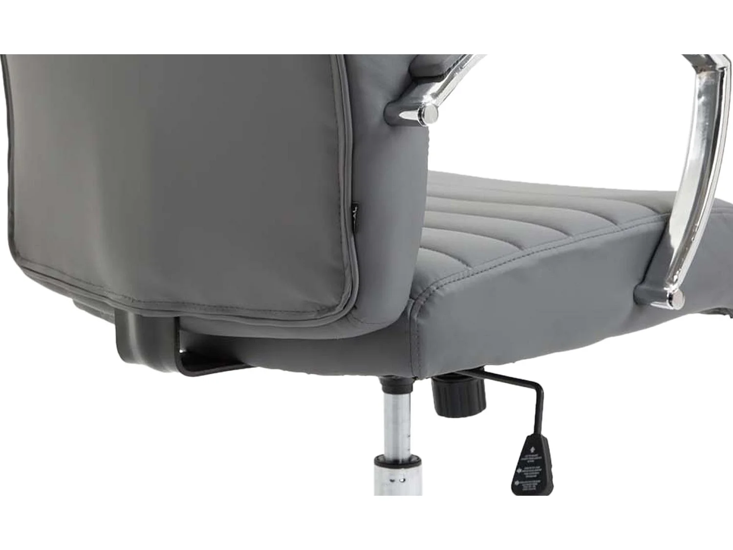 Chaise de bureau - Similicuir & Nature - Gris - Valais