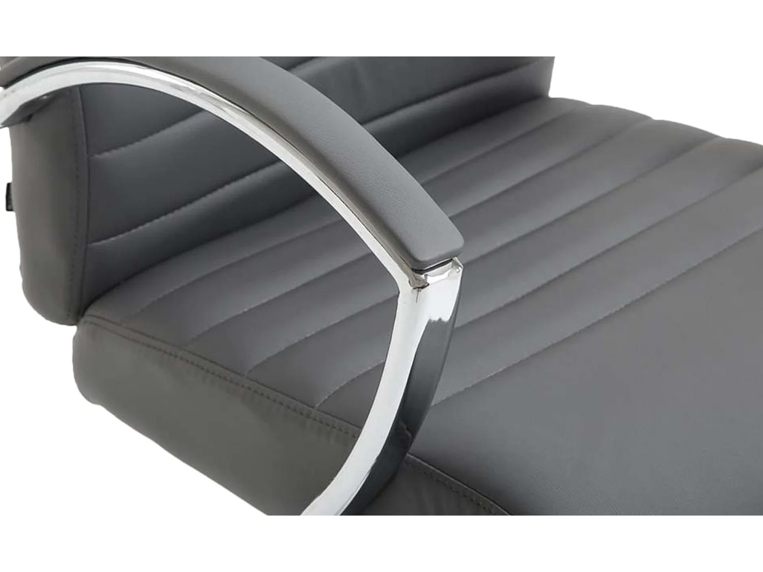 Chaise de bureau - Similicuir & Nature - Gris - Valais