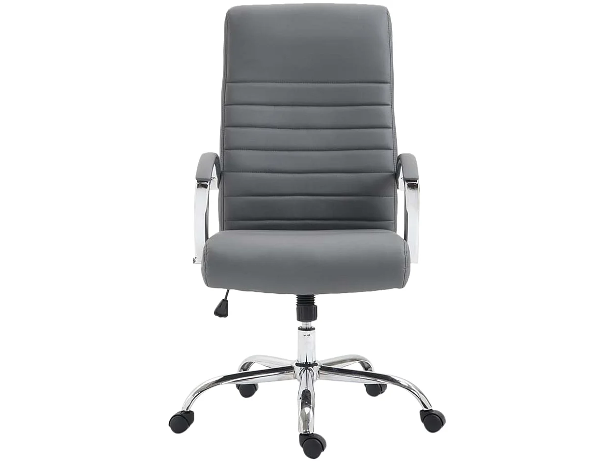 Chaise de bureau - Similicuir & Nature - Gris - Valais