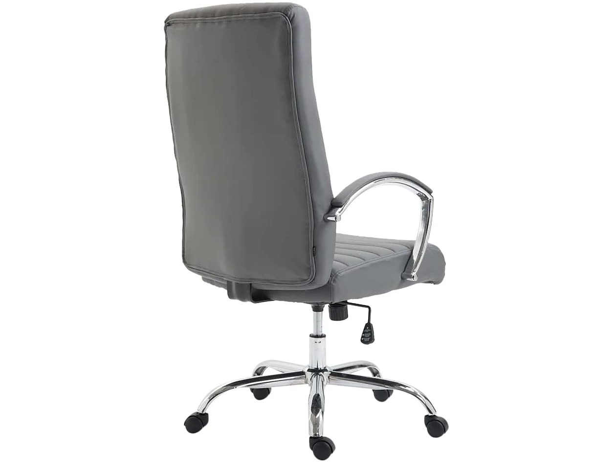 Chaise de bureau - Similicuir & Nature - Gris - Valais