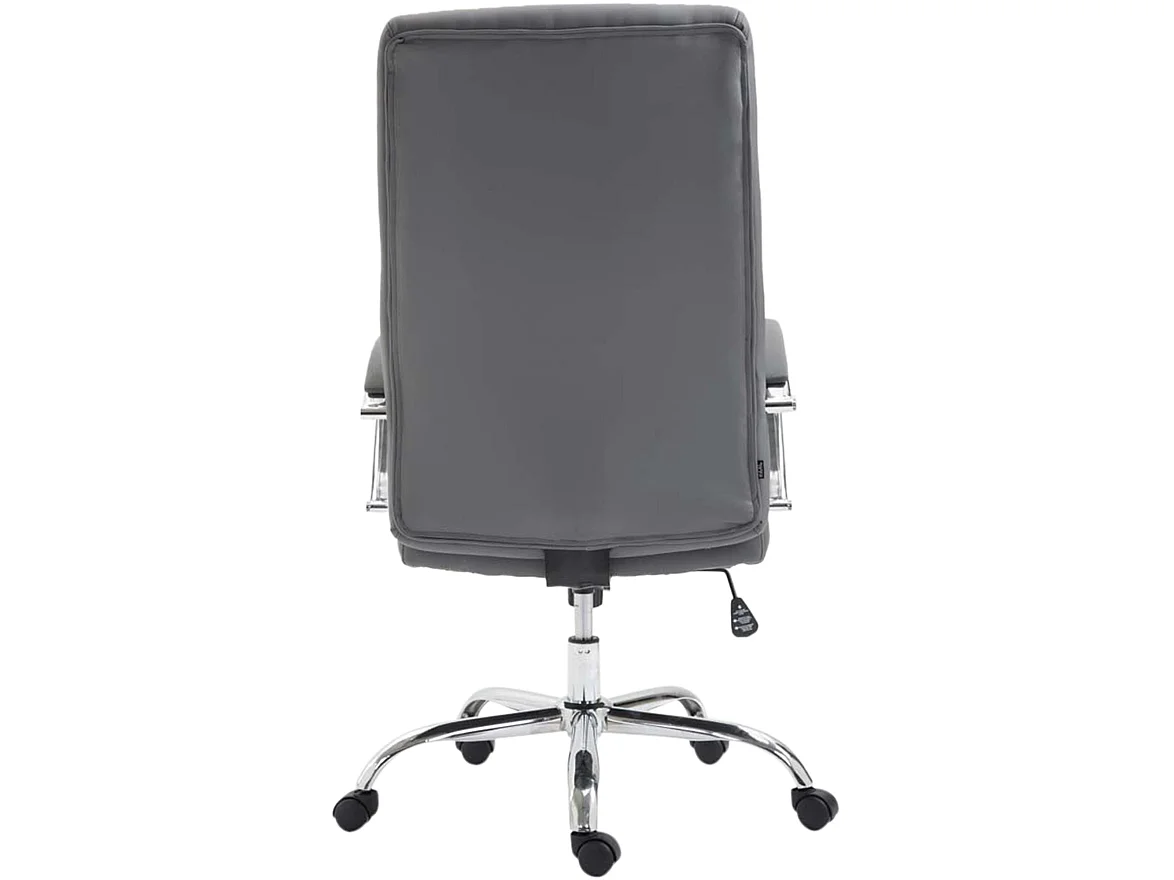 Chaise de bureau - Similicuir & Nature - Gris - Valais