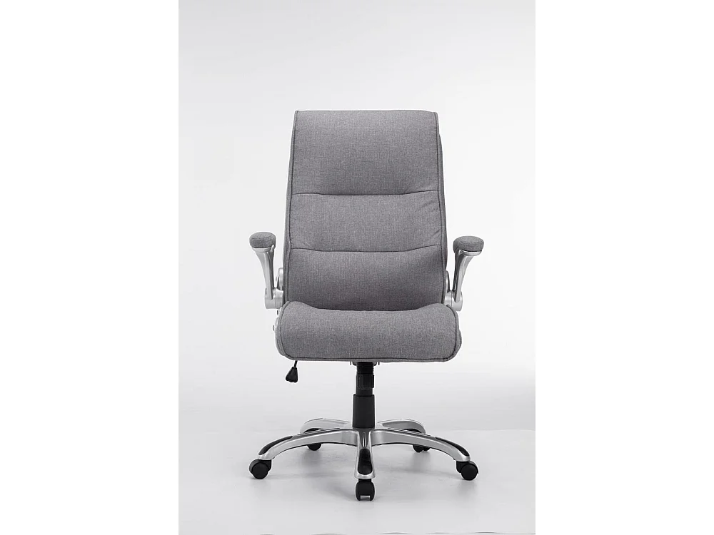 Chaise de bureau - Tissu & Plastique - Gris clair - BIG Villach